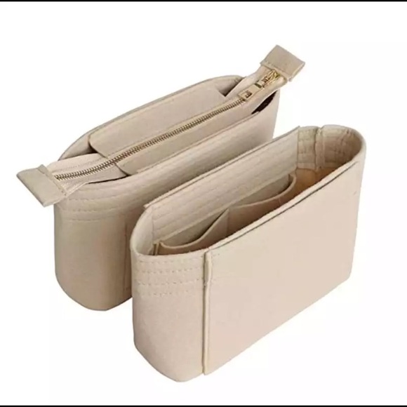 Handbags - ❤️❤️New Tan Neo Noe felt bag shaper organizer ❤️